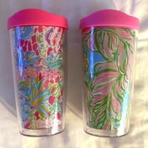 Set of 2 Lilly Pulitzer Tumblers